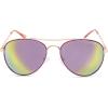 Skechers Women’s SEA6166 Polarized Pilot Sunglasses, Shiny Rose Gold, 56mm