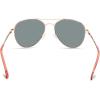 Skechers Women’s SEA6166 Polarized Pilot Sunglasses, Shiny Rose Gold, 56mm
