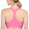 Skechers Women’s Seamless Racerback Sports Bra 2 Pack, Sostén Deportivo, Comfortable Flexible Movement , Fitness and Yoga(Sachet Pink / Dress Blues)