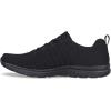 Skechers Women’s Sport Virtue Fashion Sneakers(Black)