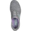 Skechers Women’s Summits Dazzling Haze Hands Free Slip In Seakers(Grey Mint)