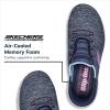 Skechers Women’s Summits Dazzling Haze Hands Free Slip In Seakers(Navy Purple)