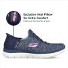 Skechers Women’s Summits Dazzling Haze Hands Free Slip In Seakers(Navy Purple)
