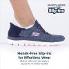 Skechers Women’s Summits Dazzling Haze Hands Free Slip In Seakers(Navy Purple)
