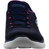 Skechers Women’s Summits Dazzling Haze Hands Free Slip In Seakers(Navy/Hot Pink)