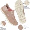 Skechers Women’s Summits Dazzling Haze Hands Free Slip In Seakers(Rose)