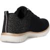 Skechers Women’s Virtue Lucent Sneaker(Black/Rose Gold=bkrg)