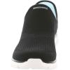 Skechers Women’s Virtue-Sleek Sneaker(Black/White=bkw)