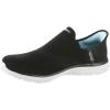 Skechers Women’s Virtue-Sleek Sneaker(Black/White=bkw)