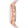 Skechers Women’s Watch and Stackable Bracelet Gift Set(Pink Rose Gold Set)