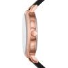 Skechers Women’s Watch and Stackable Bracelet Gift Set(Rose Gold/Black Bracelet Set)