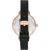 Skechers Women’s Watch and Stackable Bracelet Gift Set(Rose Gold/Black Bracelet Set)