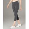 Skechers womens Go Walk High Waisted Mid Calf Legging(Heathered Gray)