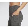 Skechers womens Go Walk High Waisted Mid Calf Legging(Heathered Gray)