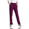 BARCO Skechers Vitality Charge Scrub Pant for Women – Mid-Rise Medical Pant, 4-Way Stretch Women’s Scrub Pant(Wine)