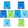 Skechers Boys’ Amazon Exclusive 8pk Athletic Boxer Briefs with Unique Prints in Sizes 2/3t, 4, 6, 8 and 10(8-pack Dino Bxrbr)