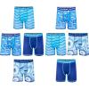 Skechers Boys’ Amazon Exclusive 8pk Athletic Boxer Briefs with Unique Prints in Sizes 2/3t, 4, 6, 8 and 10(8-pack Sharks Bxrbr)