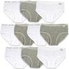 Skechers Girls’ Amazon Exclusive Combed Cotton Blend Panties with Unique Prints and Pack, Sizes 2/3t, 4, 6, 8 and 10(10-pack Solid Core)