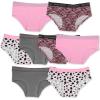 Skechers Girls’ Amazon Exclusive Combed Cotton Blend Panties with Unique Prints and Pack, Sizes 2/3t, 4, 6, 8 and 10(8-pack Pink Leopard)