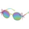 Skechers Girls’ Se00054 Round Sunglasses(Crystal)