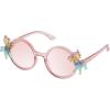 Skechers Girls’ Se00054 Round Sunglasses(Pink)