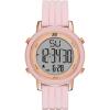 Skechers Magnolia Digital Silicone Watch for Women(Rose Gold  Pink)