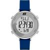 Skechers Magnolia Digital Silicone Watch for Women(Silver  Blue)