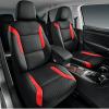 Skechers Memory Foam Car Seat Covers, Air Cool Mesh Thick Seat Covers, Car Seat Cover Full Sets, Airbag Compatible, Automotive Comfort Protection for Most Cars,Vans,Trucks, SUVs,Blue(Black and Red)