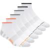 imageSkechers Mens 6 Pack Work Quarter Crew SocksWhite