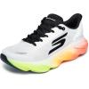 Skechers Men’s Aero Burst Sneaker(White/Black/Multi)