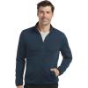 Skechers Men’s Cozy Fit Hoodless Hoodie Ottoman Jacket(Blue Nights)