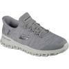 Skechers Men’s Glide-Step Zefyr Hands Free Slip-in Sneaker(Grey)
