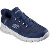 Skechers Men’s Glide-Step Zefyr Hands Free Slip-in Sneaker(Navy)