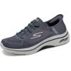 Skechers Men’s Go Walk Arch Fit 2.0-Grand Sneaker(Charcoal/Red)