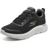 Skechers Men’s Go Walk Max – Effort Walking Shoes(Black-gray)