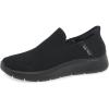 Skechers Men’s Gowalk Flex Hands Free Slip-ins Athletic Slip-on Casual Walking Shoes Sneaker(Black/Black)