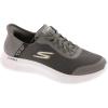 Skechers Men’s Hands Free Slip-Ins: Go Walk Flex Hands Up Sneaker(Brown)