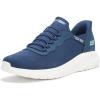 Skechers Men’s Hands Free Slip-ins Bobs Squad Chaos-Daily Hype Sneaker(Navy)