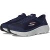 Skechers Men’s Hands Free Slip-ins Max Cushioning Endeavour-Cardova Sneaker(Navy/Orange)