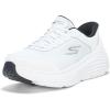 Skechers Men’s Hands Free Slip-ins Max Cushioning Endeavour-Cardova Sneaker(White/Black)