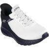 Skechers Men’s Hands Free Slip-ins Squad Chaos-Balanced Edge Sneaker(Black White)