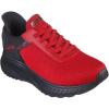 Skechers Men’s Hands Free Slip-ins Squad Chaos-Balanced Edge Sneaker(Red)