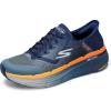 Skechers Men’s Max Cushioning Premier 2.0 Ascendant Ii Hands Free Slip-ins Sneaker(Navy/Orange)