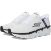 Skechers Men’s Max Cushioning Slip-ins-Athletic Workout Running Walking Shoes with Memory Foam Sneaker(White/Black)