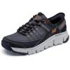 Skechers Men’s Summits AT Hands Free Slip-in Sneaker(Gray/Orange)