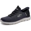 Skechers Men’s Summits Key Pace Hands Free Slip-in Loafer(Black)