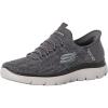 Skechers Men’s Summits Key Pace Hands Free Slip-in Loafer(Charcoal/Black)