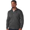 Skechers Men’s The Hoodless Hoodie Go Walk Everywhere Full Zip Mock Neck Jacket(Heather Charcoal)