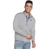 Skechers Men’s The Hoodless Hoodie Go Walk Everywhere Full Zip Mock Neck Jacket(Light Grey)