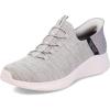 Skechers Men’s Ultra Flex 3.0 Right Away Hands Free Slip-in Sneaker(Grey)